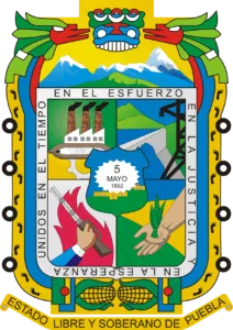 Coat Of Arms State Of Puebla Mexico