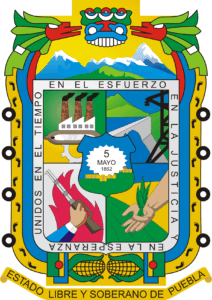 Coat Of Arms State Of Puebla Mexico