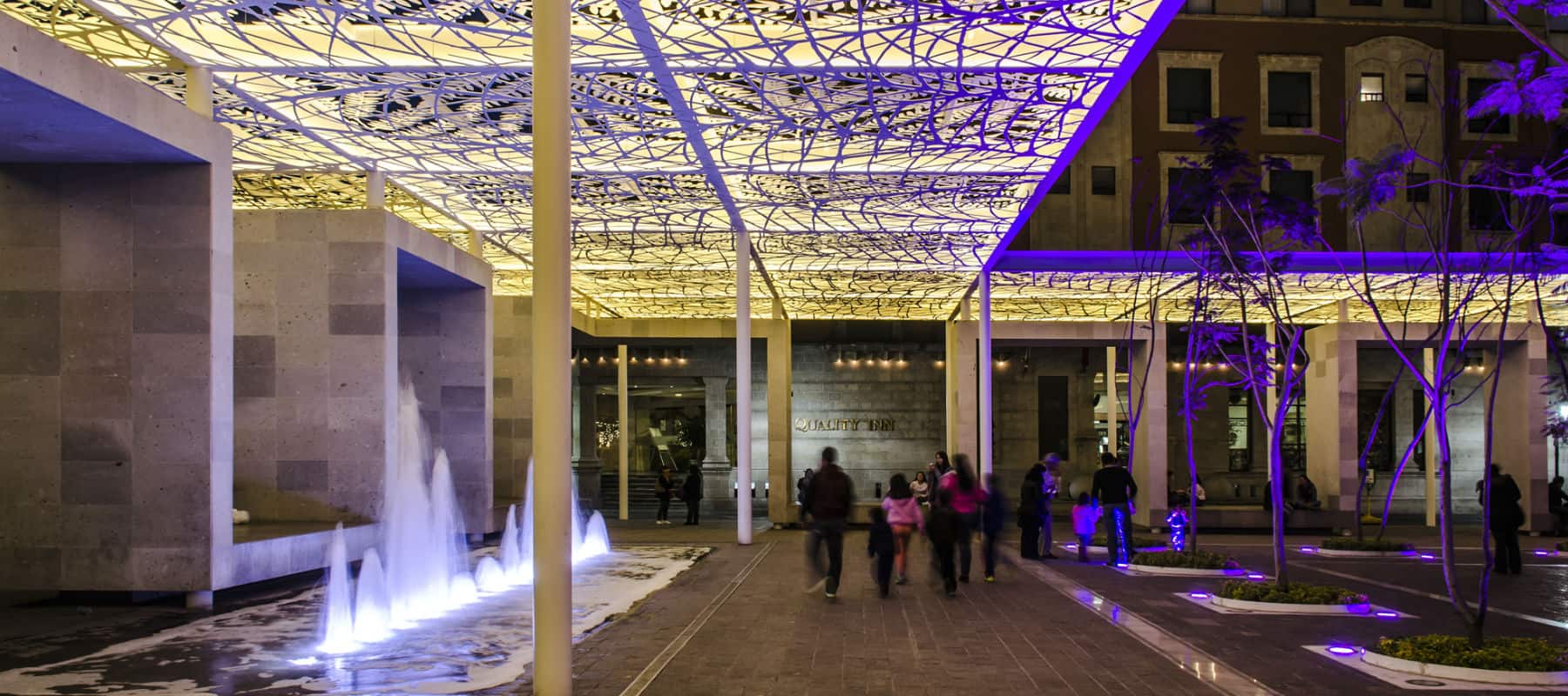 Patio De Las Jacarandas En Aguascalientes