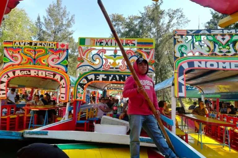 Trajineras Embarcaderos Xochimilco Ciudad de Mexico