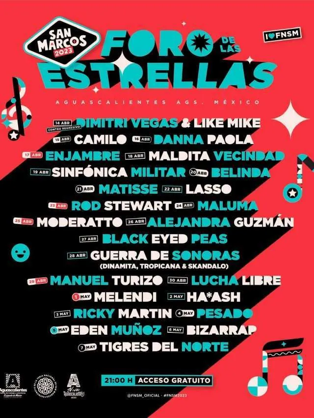 Foro de las Estrella Feria de San Marcos 2023