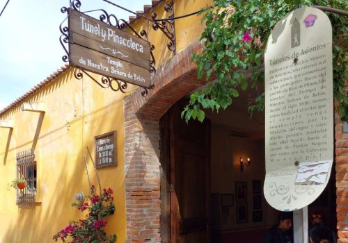 Tunel y Pinacoteca de la parroquia de Beln Real de Asientos Aguascalientes